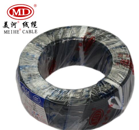 美河電線RV 0.75平方 單芯多股穿管線 軟線 銅芯電線 國(guó)標(biāo)家裝線 黃色 綠色 紅色 棕色 雙色 黑色